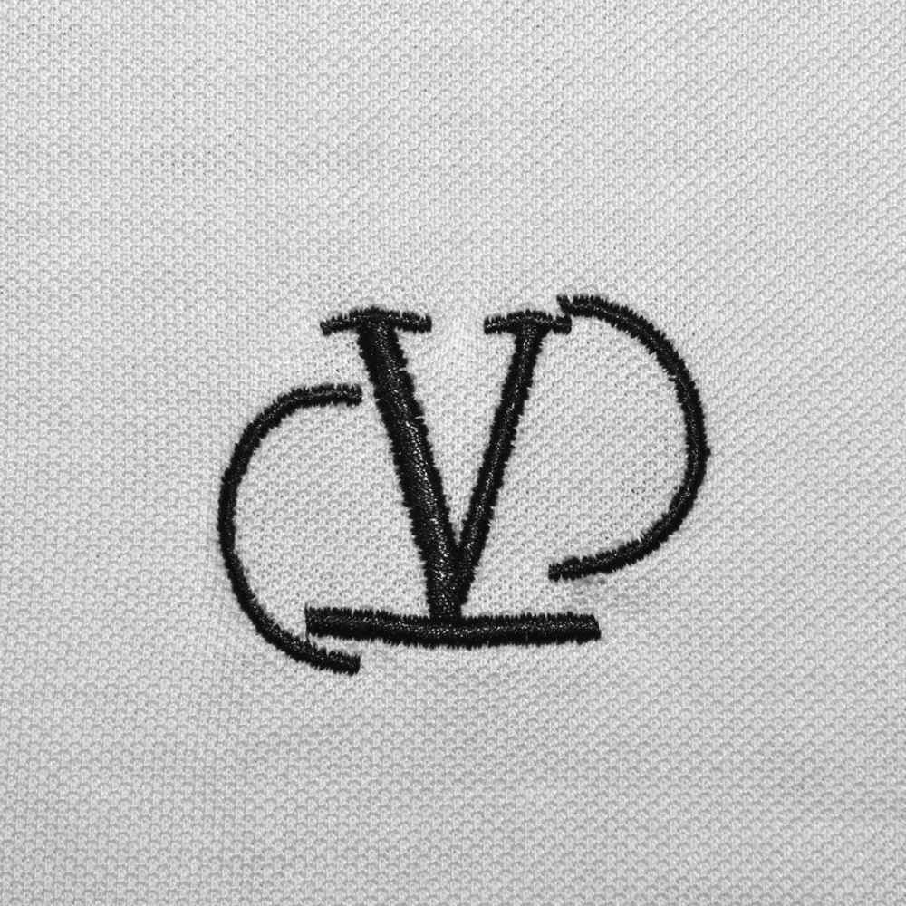 Velentino White Premium Quality Polo T-shirt-thumb-3