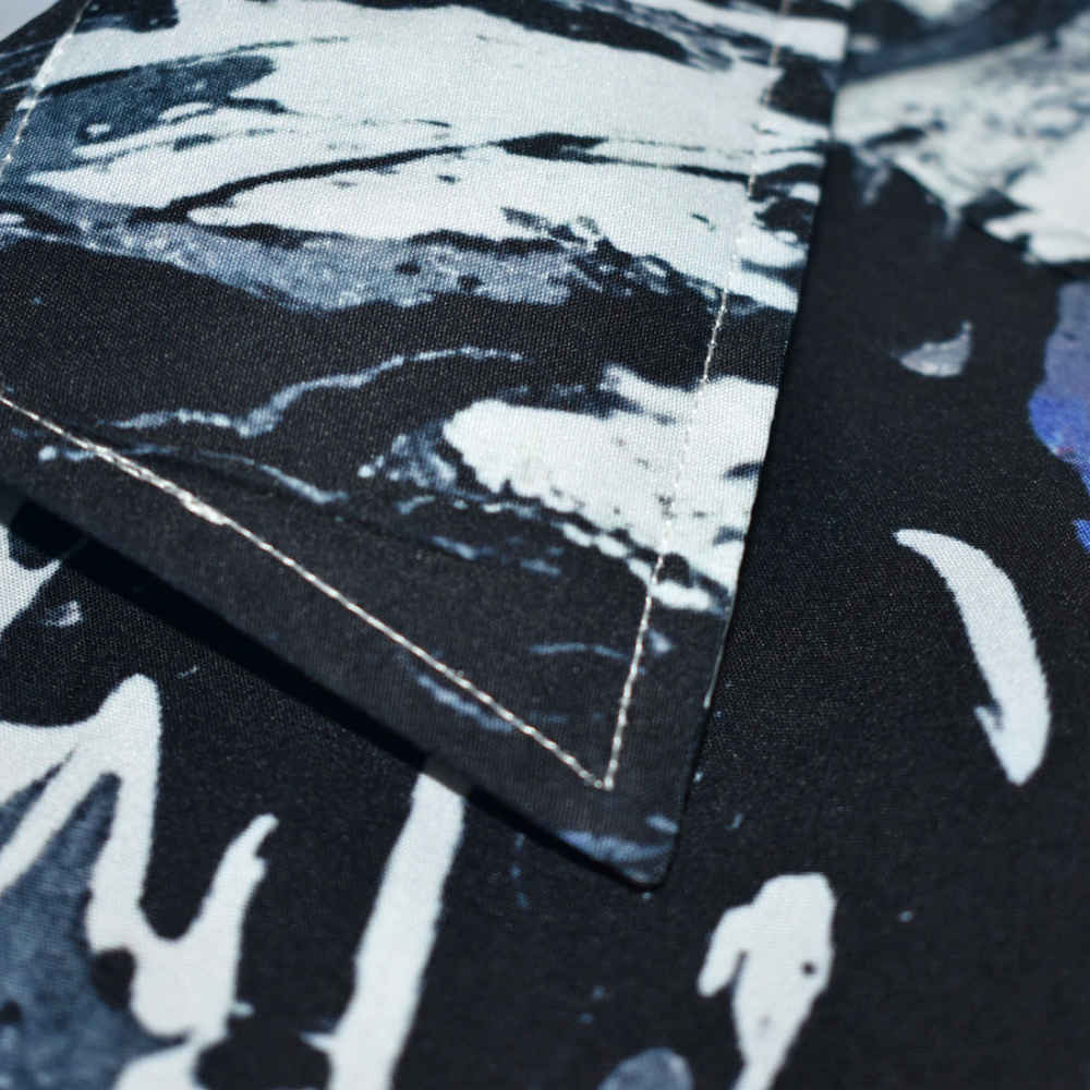 Amiri Paint Splatter Bowling Shirt-3