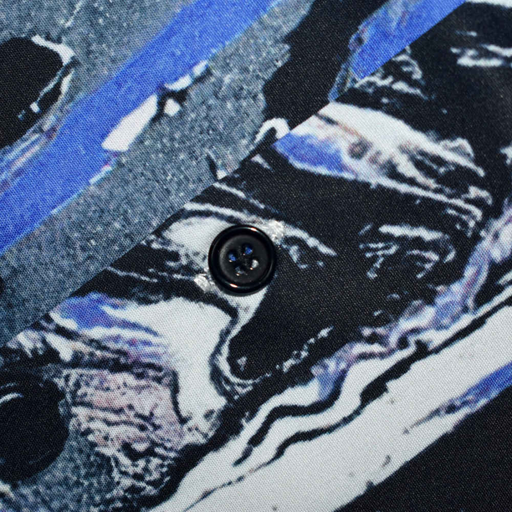 Amiri Paint Splatter Bowling Shirt-4