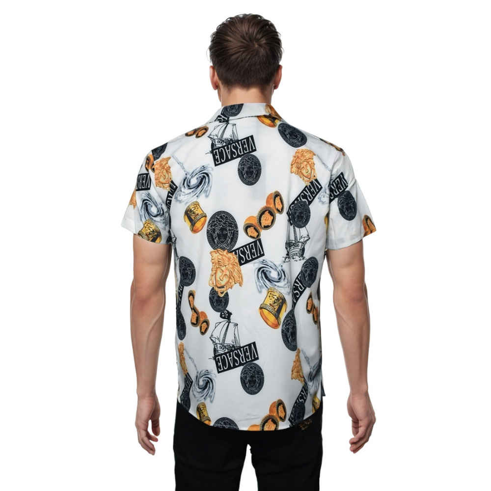 Versace Premium Quality Half Sleeve Printed Shirt-thumb-1