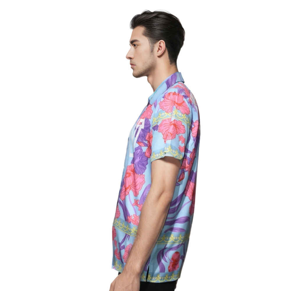 Versace Flower Printed Premium Quality Shirt-thumb-2