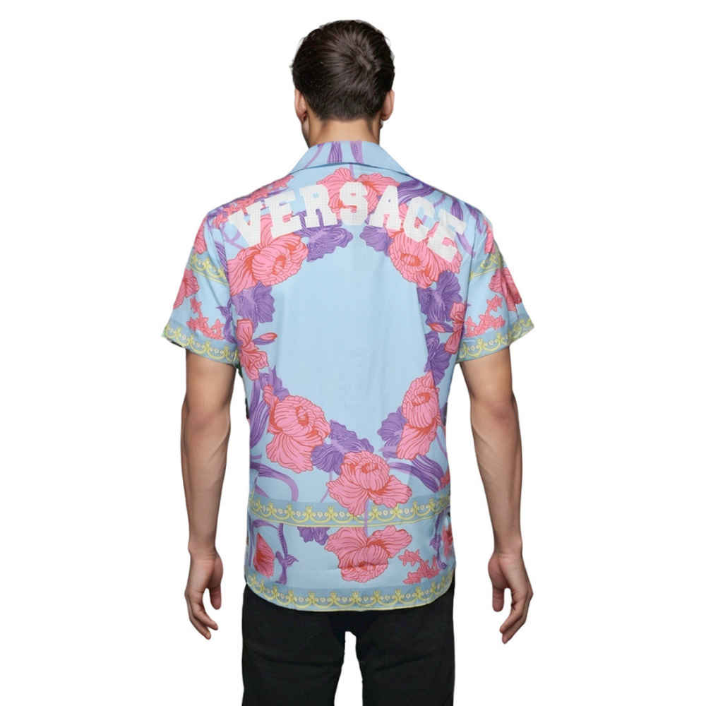 Versace Flower Printed Premium Quality Shirt-thumb-1