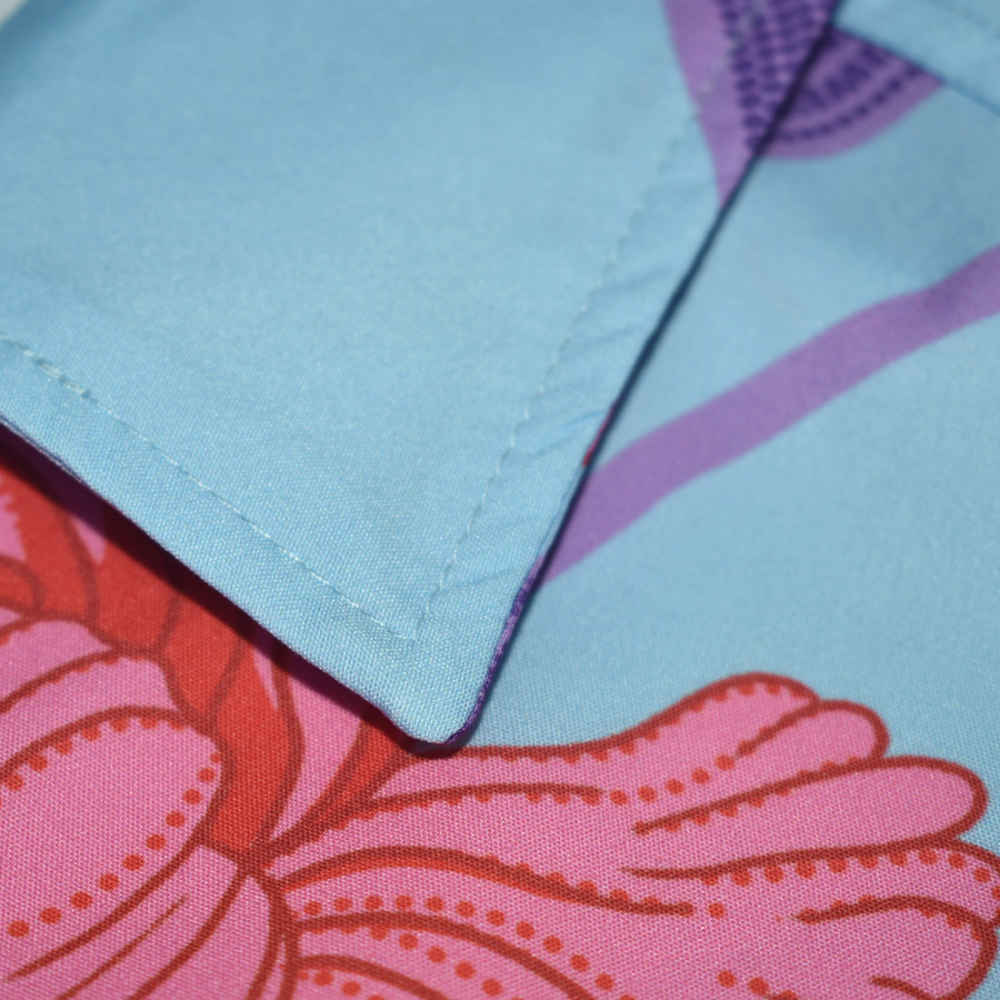 Versace Flower Printed Premium Quality Shirt-thumb-3