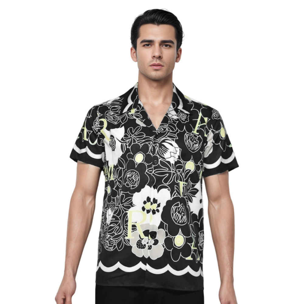 Amiri Premium Quality Half Sleeve Shirt-thumb-0