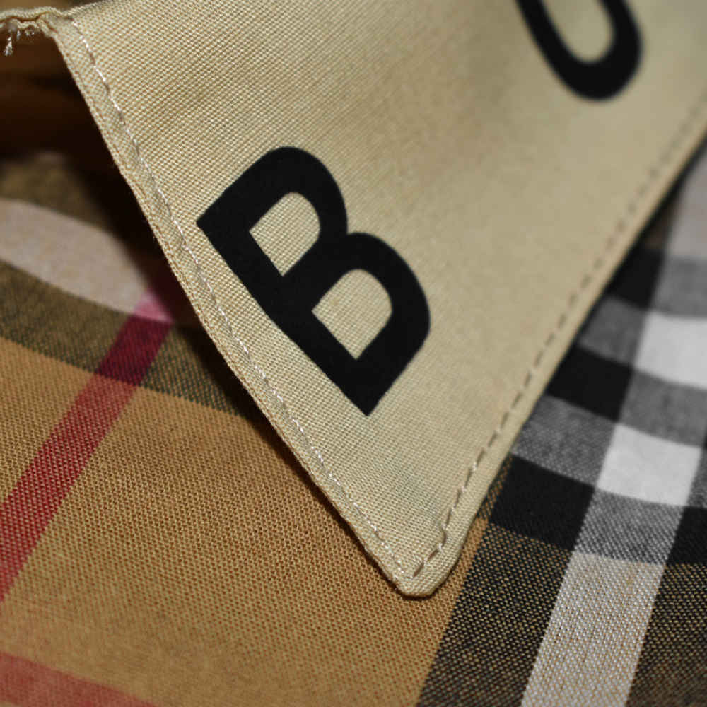 Burberry Mustard Premium Girls Dress-thumb-3