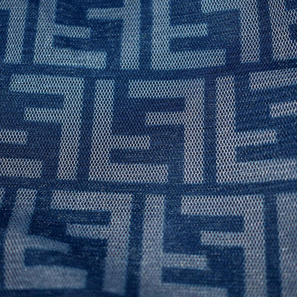 Fendi Blue Premium Quality Girls Dress-5