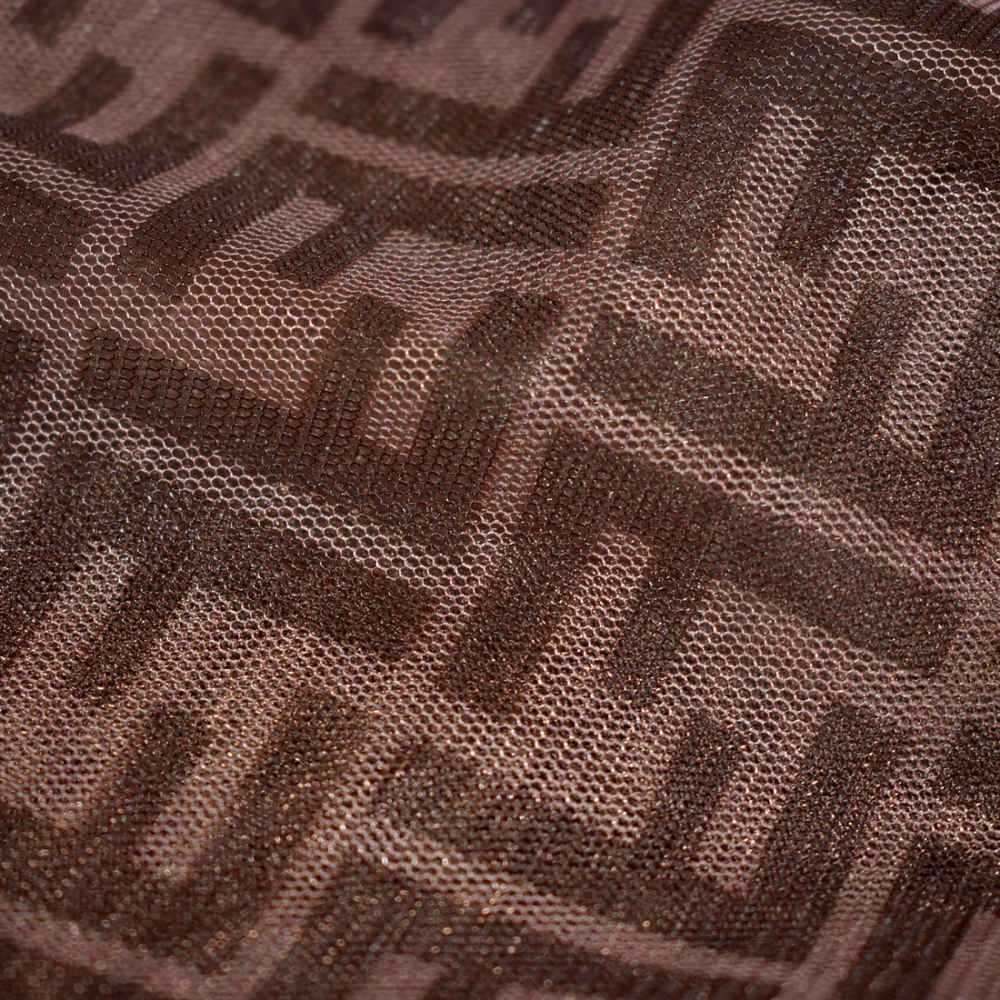 Fendi Brown Premium Quality Girls Dress-5