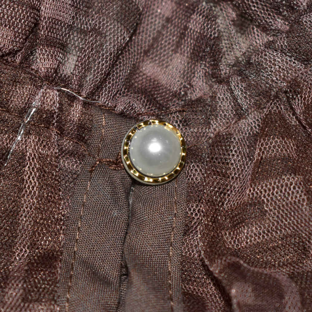 Fendi Brown Premium Quality Girls Dress-3