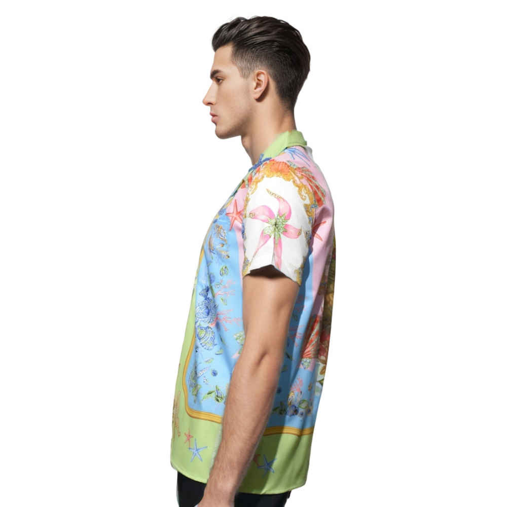 Versace Starfish Printed Premium Shirt-thumb-2