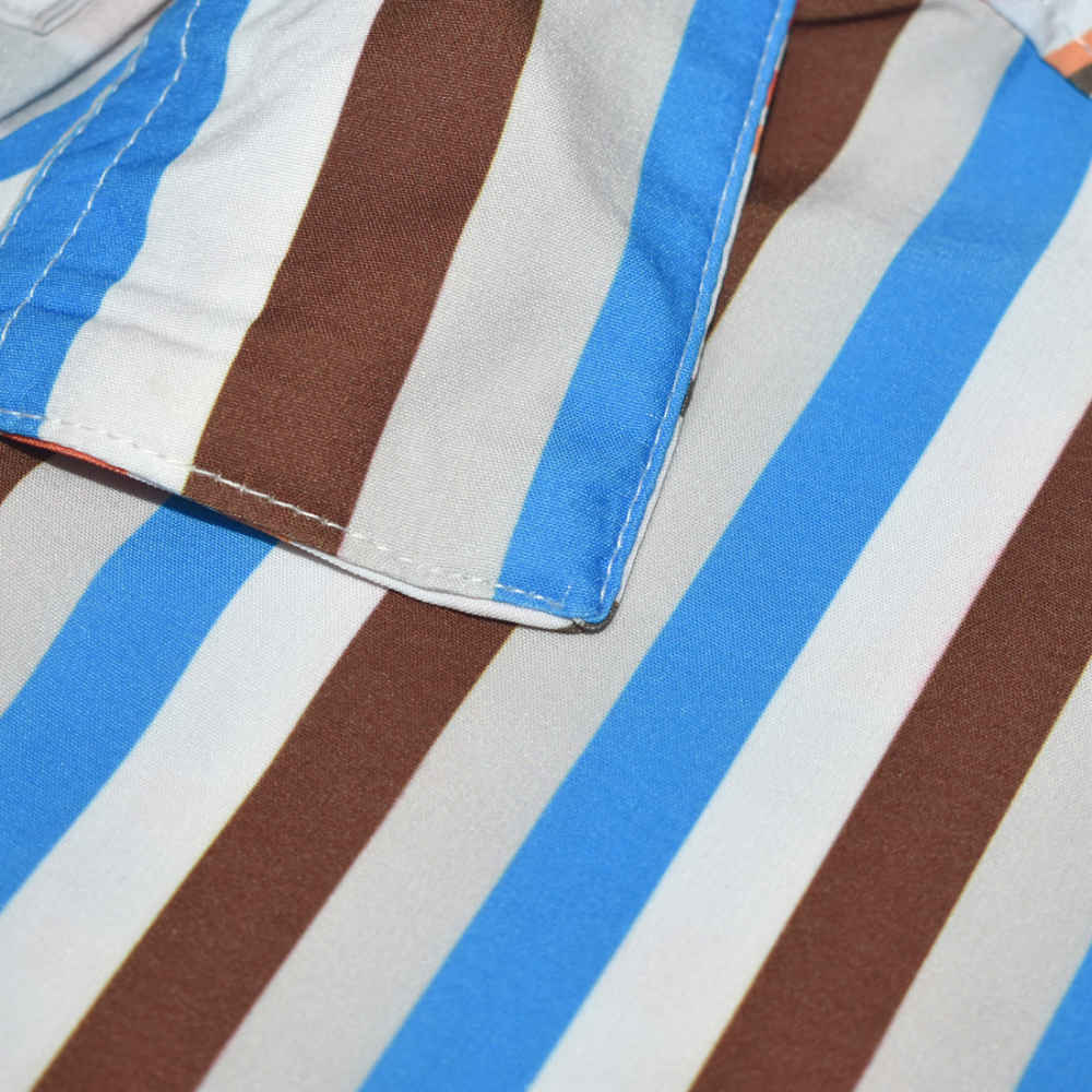 Prada Exclusive Flame Pattern Drop Shoulder Premium Quality Shirt-3