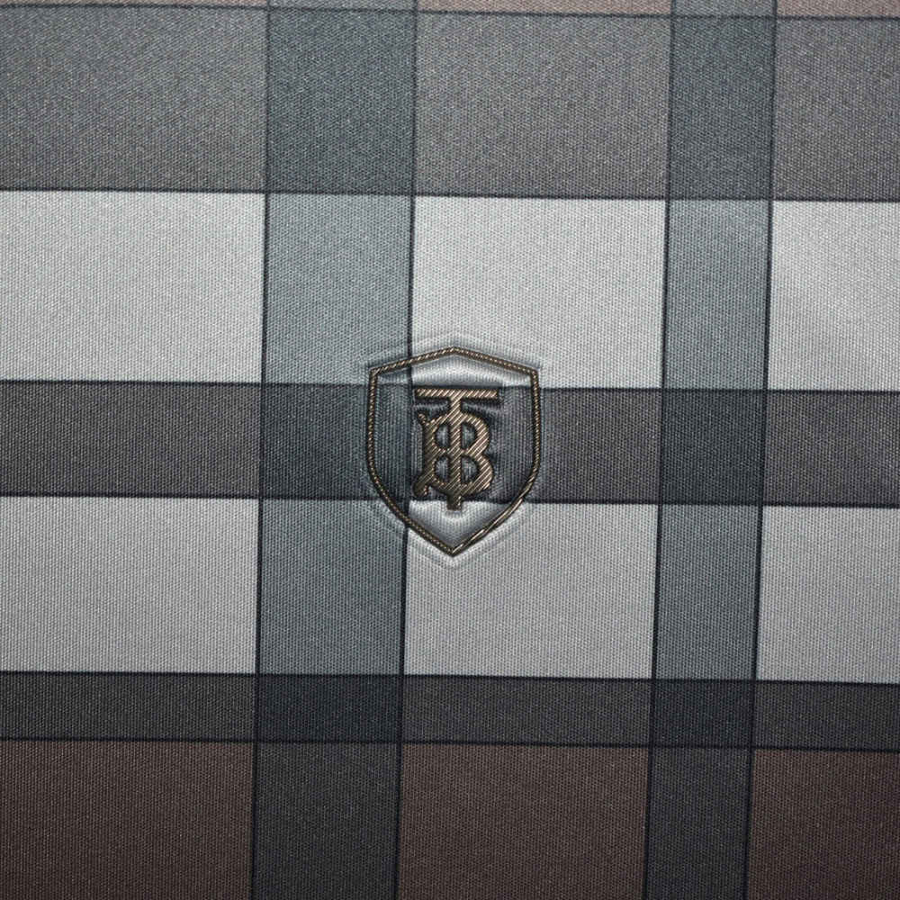 Burberry Brown Checks Embroidered Premium Shirt-3