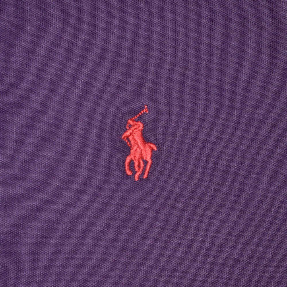 Ralph Lauren Embroidery Logo Dark Purple Premium Dress-thumb-4