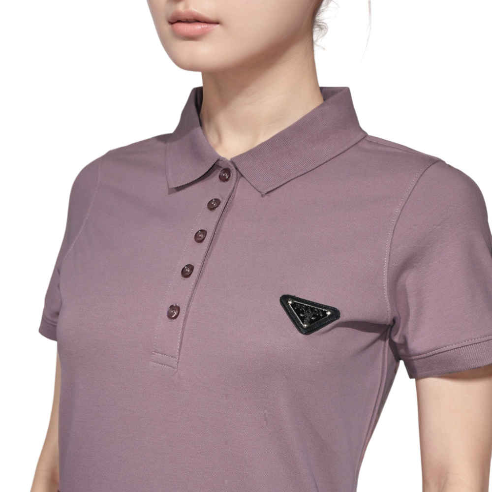 Prada Re-Nylon Logo Purple Premium Dress-3