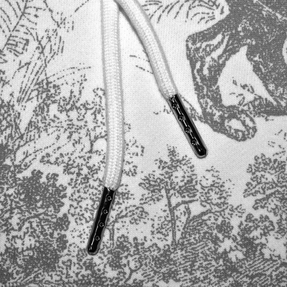 Dior Bee Embroidery Black & White Premium Girls Dress-thumb-4