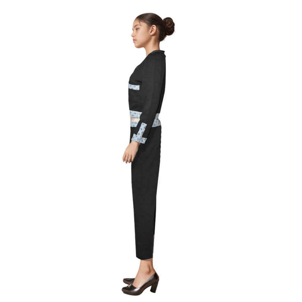 Chanel Black Premium Quality Girls Co-ord Set-2