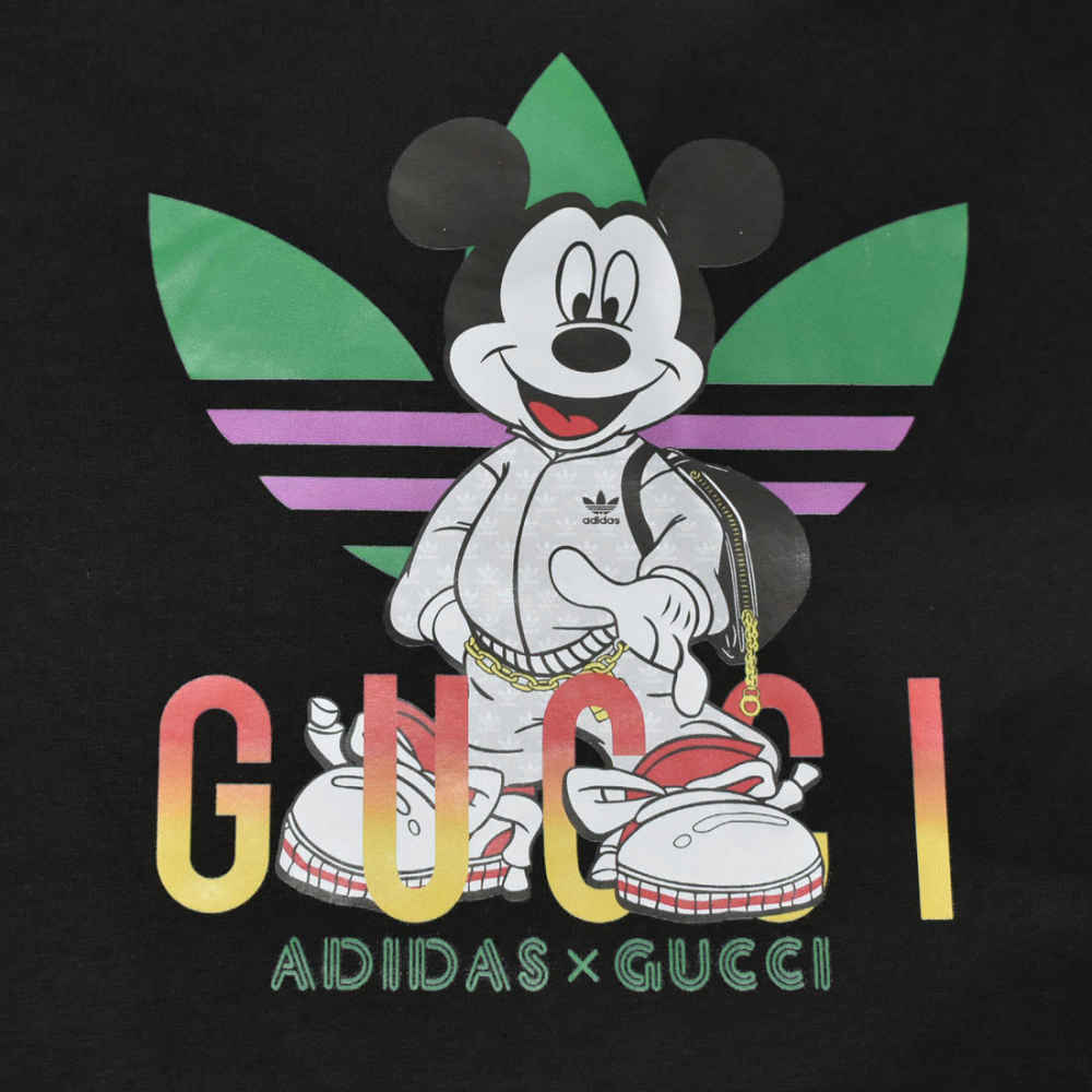 Gucci Mickey Mouse Print Black Girls Co-ord Set-3