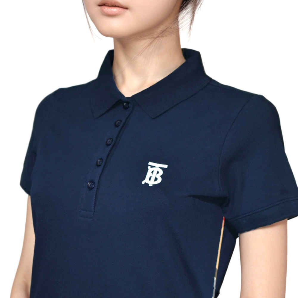 Burberry Navy Blue Premium Quality Dress-thumb-3