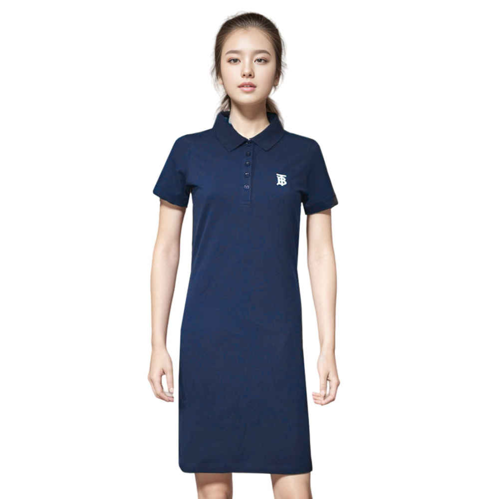 Burberry Navy Blue Premium Quality Dress-thumb-1
