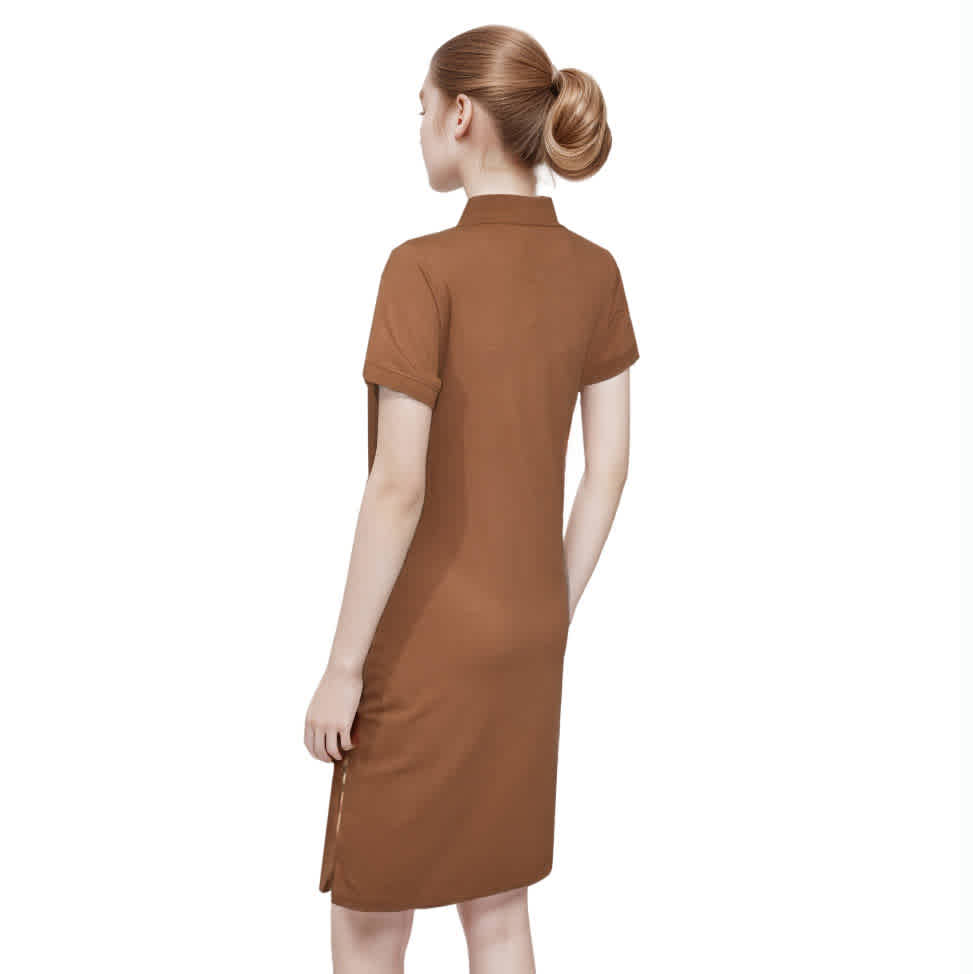 Burberry Brown Premium Quality Dress-thumb-2