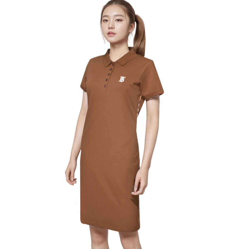 Burberry Brown Premium Quality Dress-thumb-0