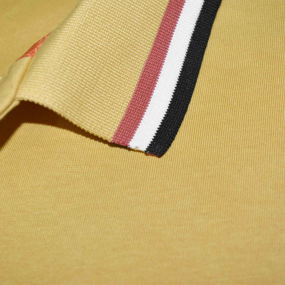 Hermes Yellow Premium Luxury Polo T-shirt-4