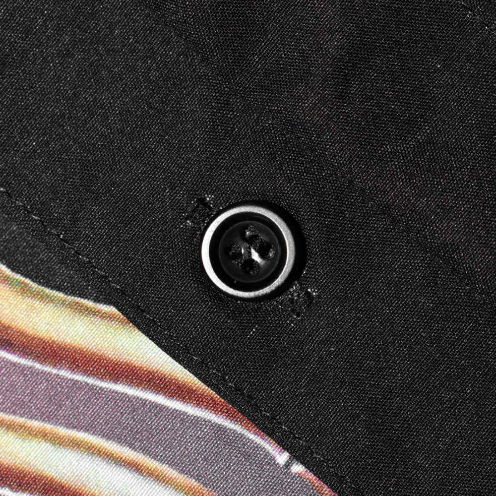 Casablanca Paris Sunset Print Red Mens Shirt & Shorts Combo-thumb-4