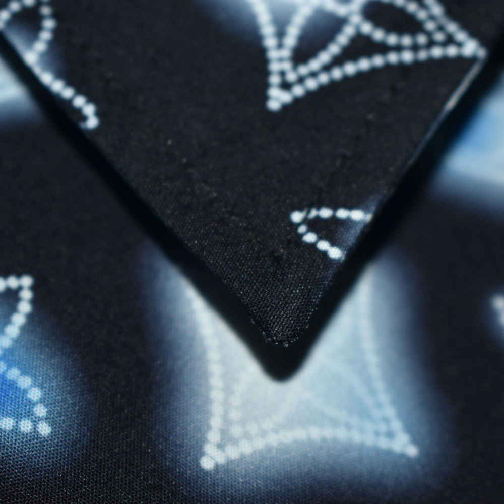 Louis Vuitton Striped Monogram Blue Print Shirt & Shorts Combo-3