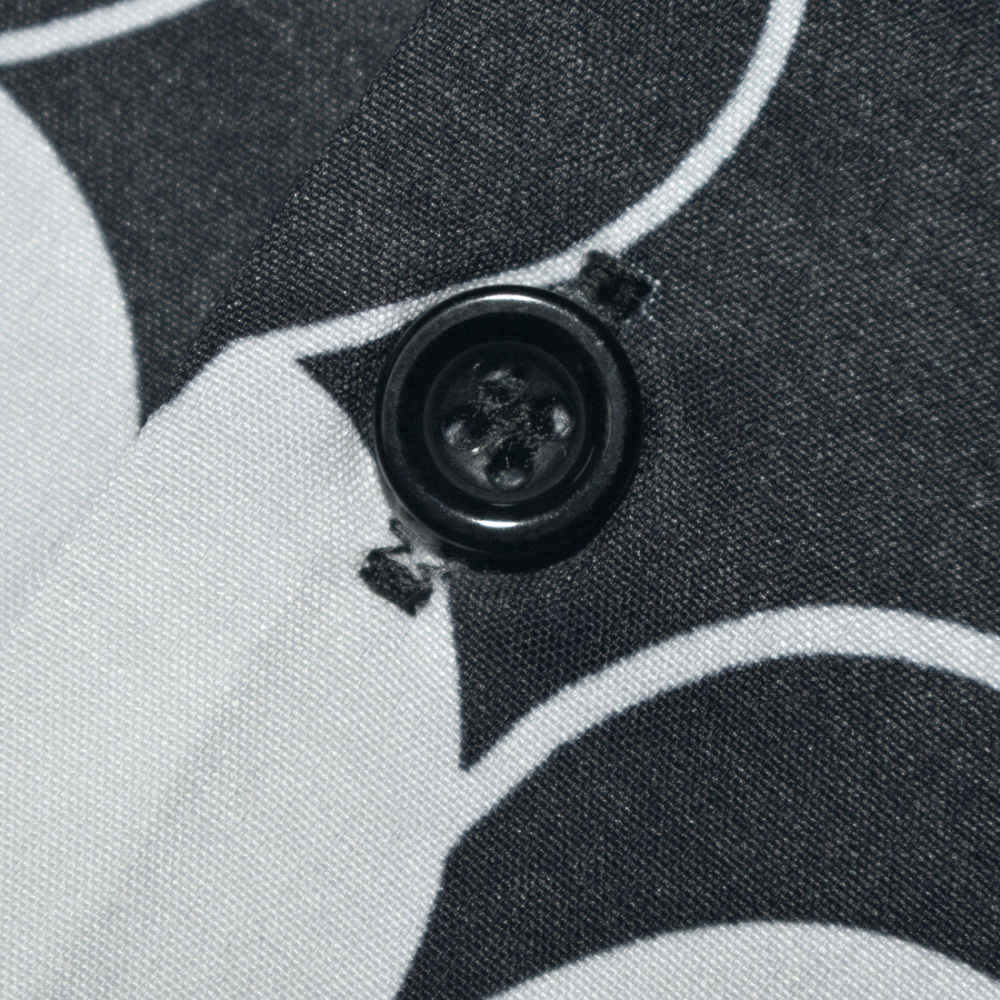 Amiri Black Floral Premium Mens Shirt & Shorts Combo-thumb-4