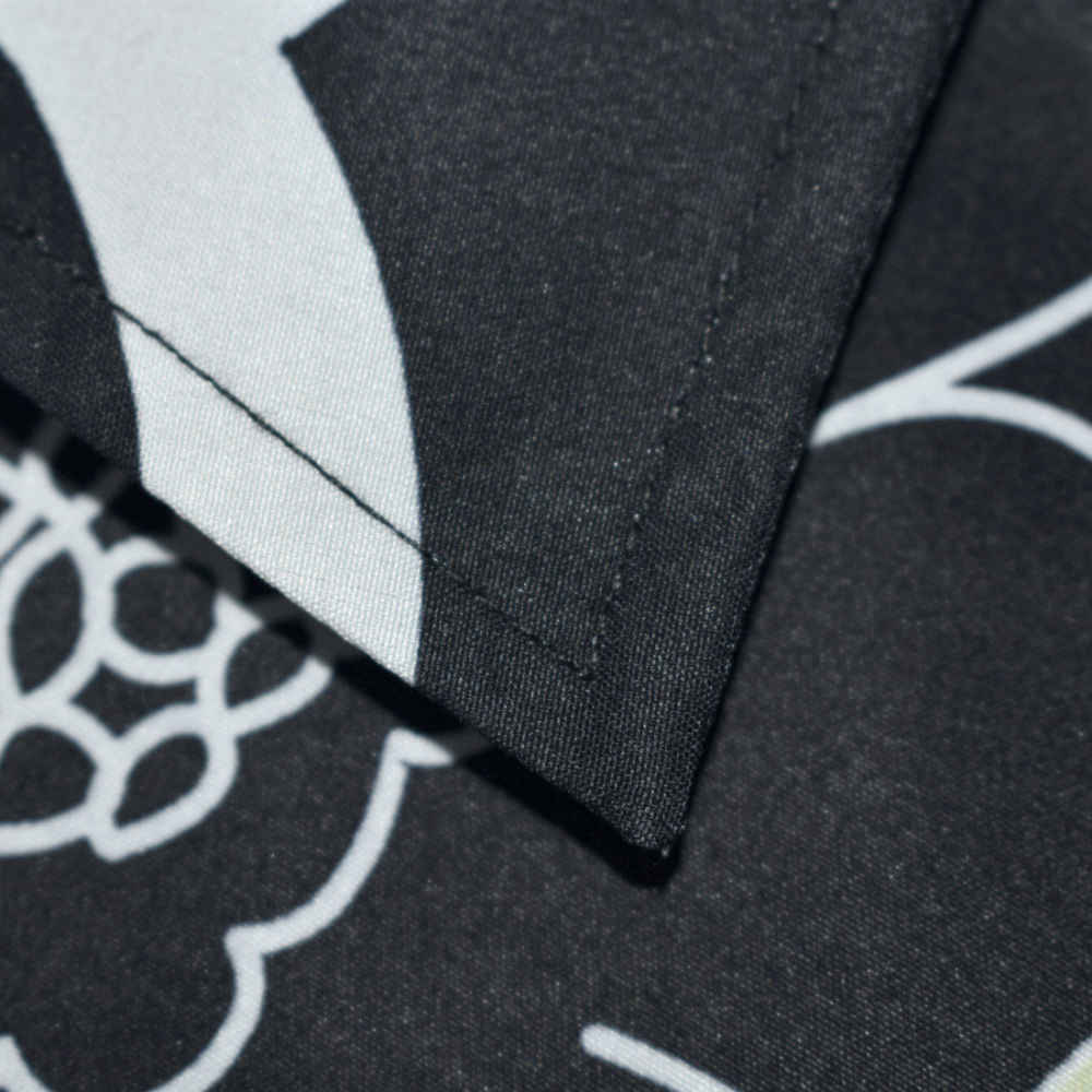 Amiri Black Floral Premium Mens Shirt & Shorts Combo-thumb-3