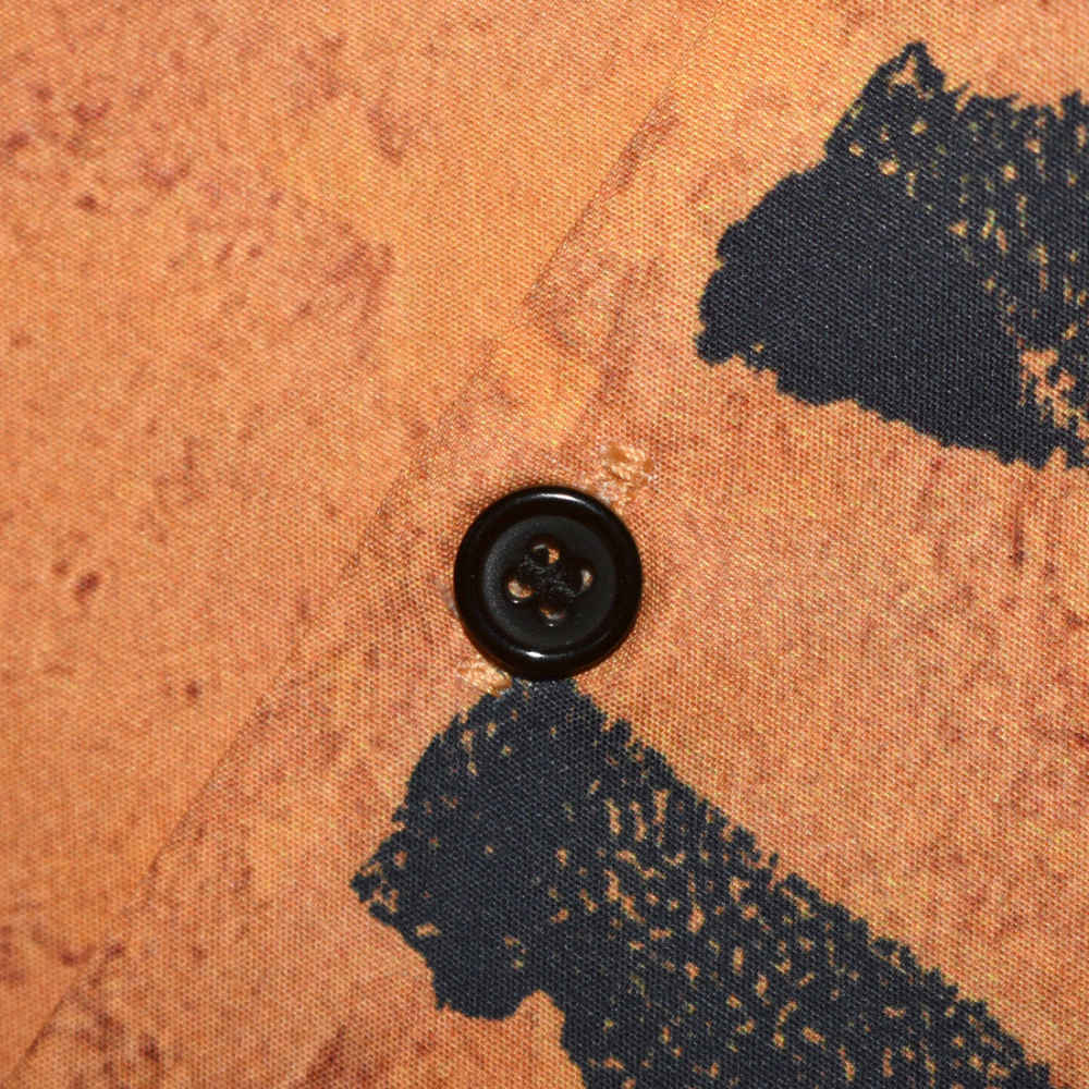 Amiri Orange Premium Mens Shirt & Shorts Combo-4