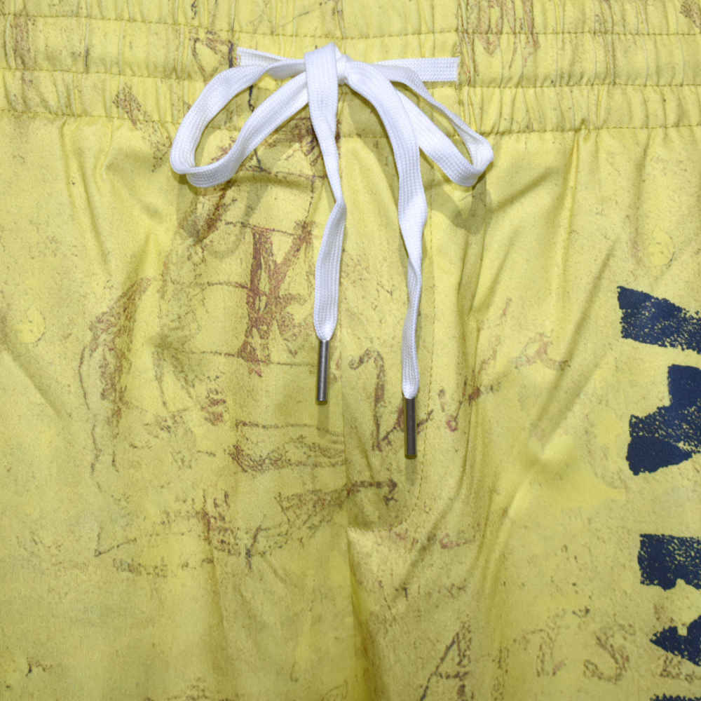 Amiri Yellow Premium Mens Shirt & Shorts Combo-5