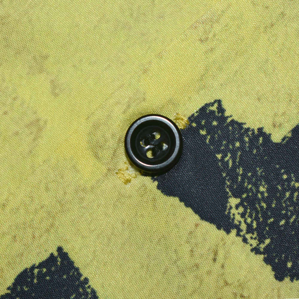 Amiri Yellow Premium Mens Shirt & Shorts Combo-4