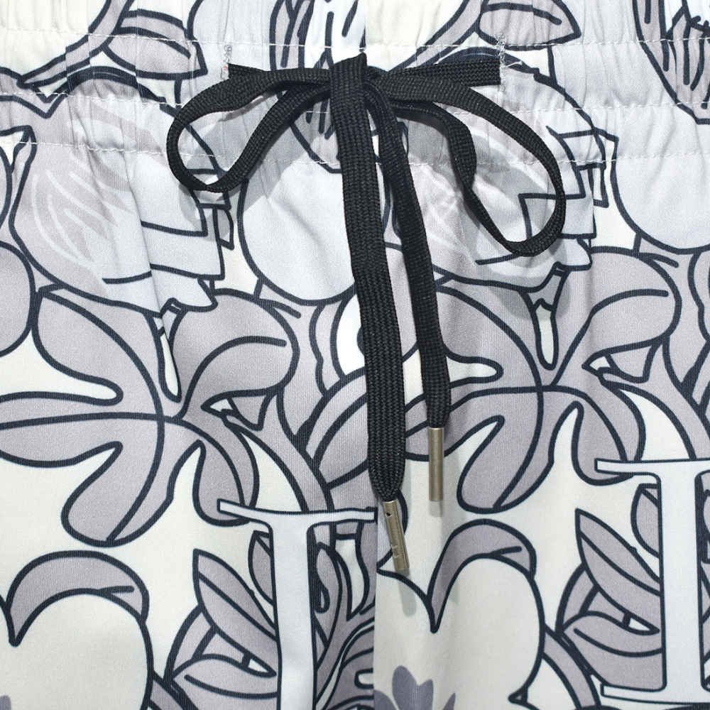 Amiri Grey Floral Premium Mens Shirt & Shorts Combo-thumb-5