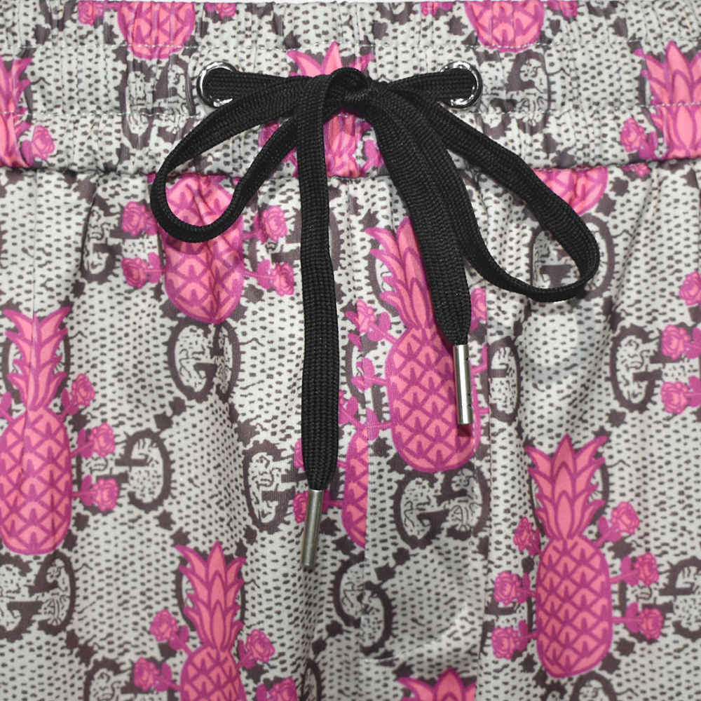 Gucci Pineapple GG print Bowling Shirt & Shorts Combo-6