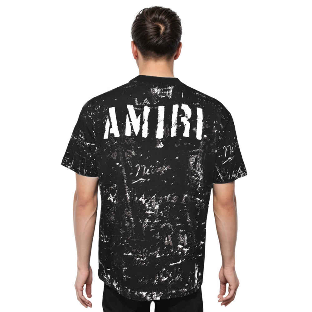 Amiri Black Premium Quality T-shirt-1