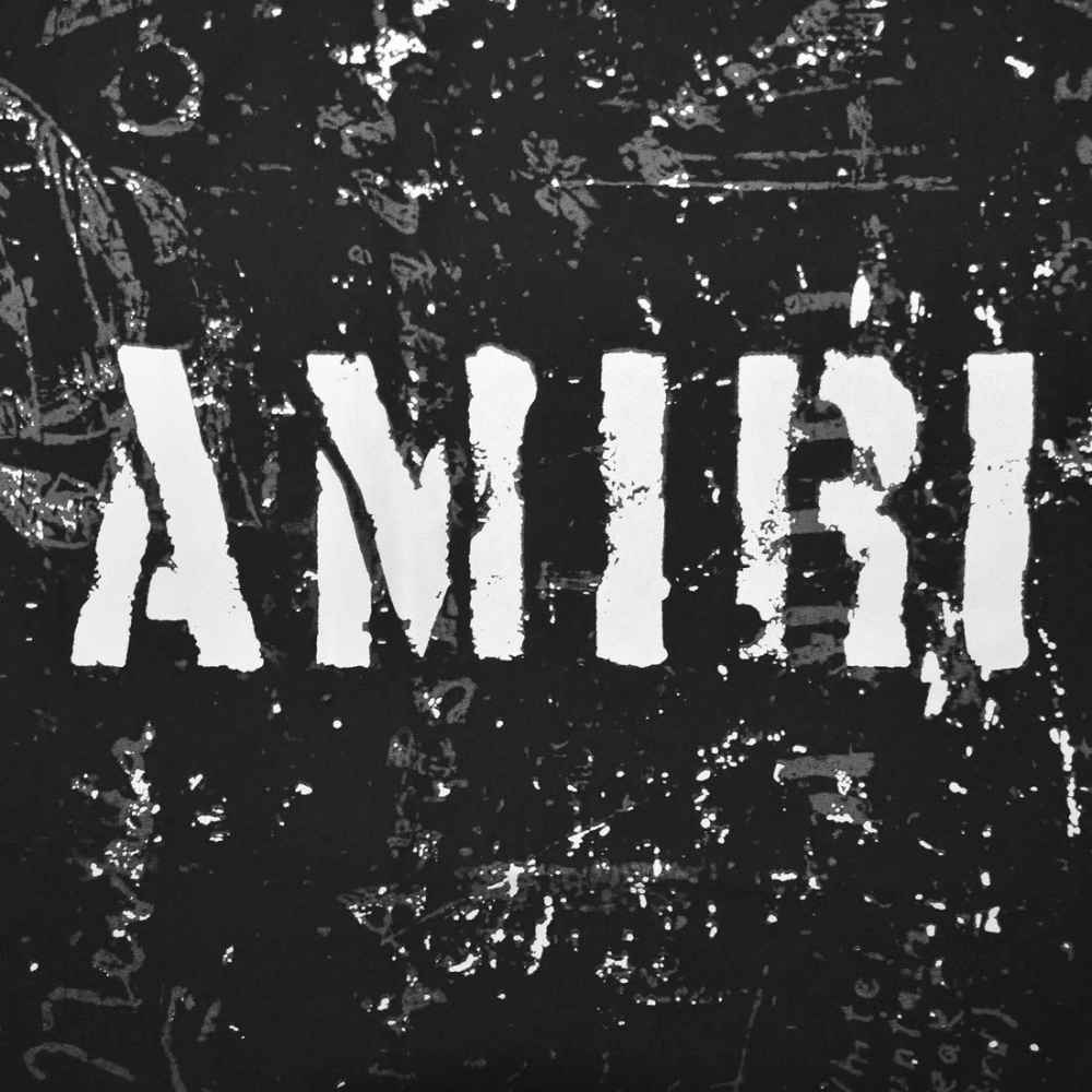 Amiri Black Premium Quality T-shirt-3