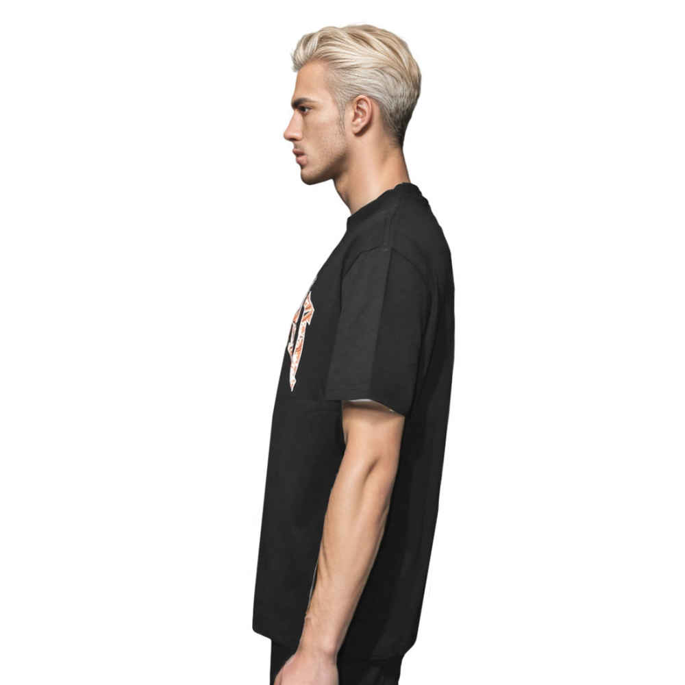 Amiri Print Black Premium Quality Bandana T-shirt-thumb-2