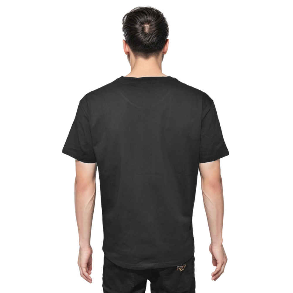 Amiri Black Pegasus Script Print Premium T-shirt-thumb-1