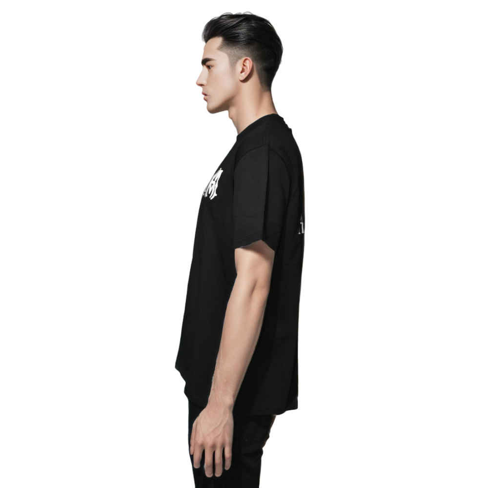 Amiri Logo-patch Black Premium Quality T-shirt-thumb-2