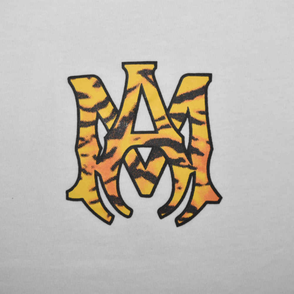 Amiri White Premium Bandana Logo T-shirt-3