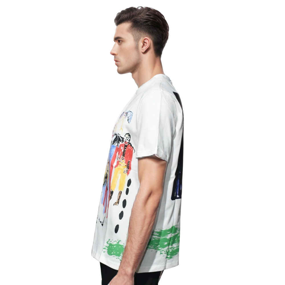 Amiri X Wes Lang Blood Printed White T-shirt-2