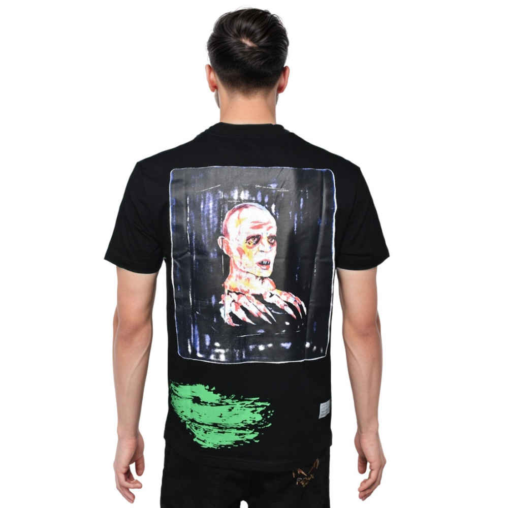 Amiri X Wes Lang Blood Printed Black T-shirt-1