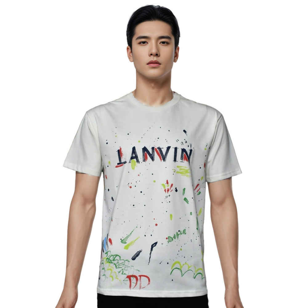 Lanvin White Premium Quality T-shirt-thumb-0