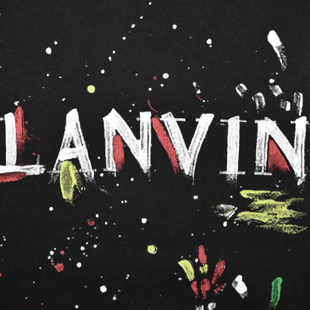 Lanvin Black Premium Quality T-shirt-thumb-3