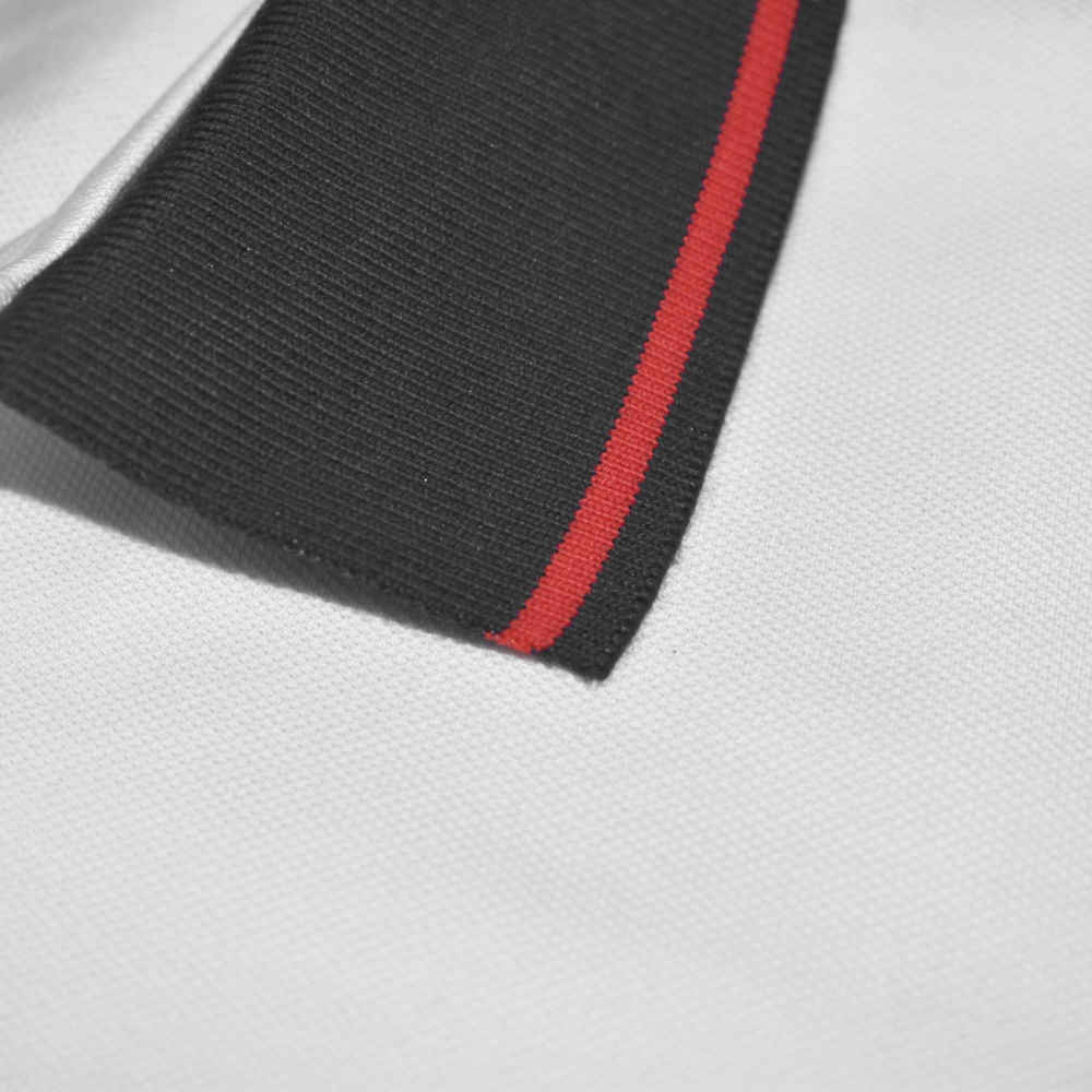 Gucci Strawberry Embroidered White Polo T-shirt-4