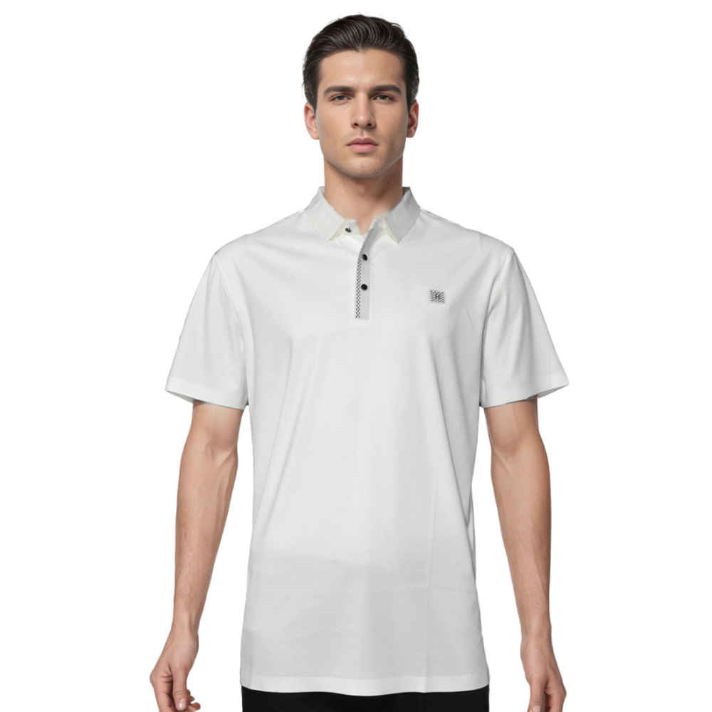 Hermes White Premium Quality Tees-thumb-0