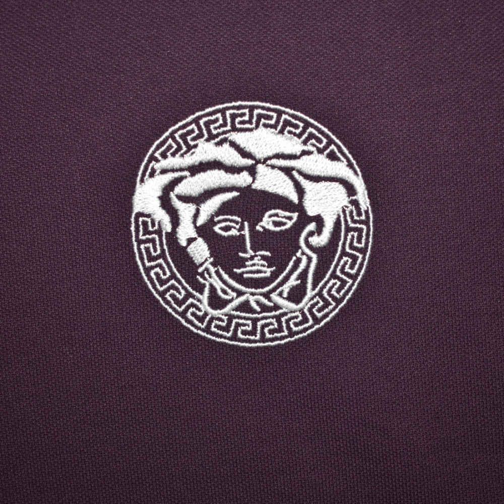 Versace Wine Premium Greca T-shirt-3