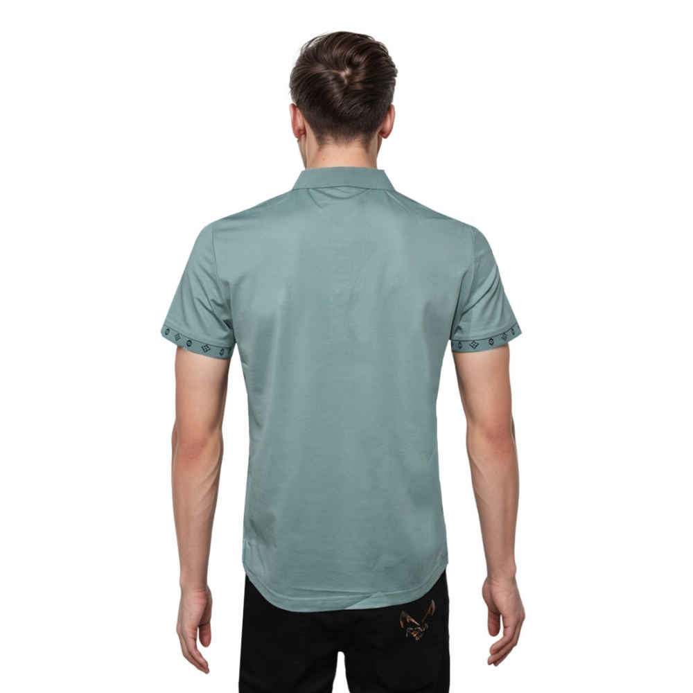 Louis Vuitton Green  Premium Quality Polo T-shirt-1