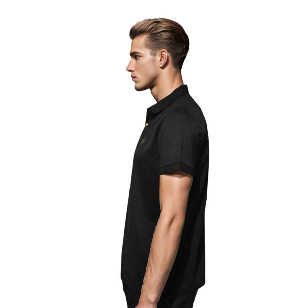 Versace Black Premium Quality Polo T-shirt-2