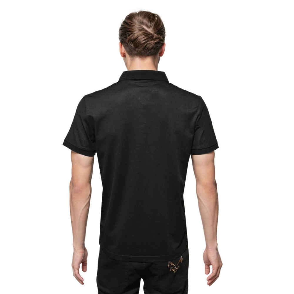 Versace Black Premium Quality Polo T-shirt-1